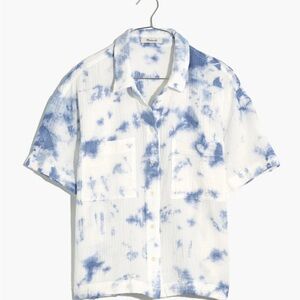 Madewell Lightspun Beachside Shirt in Tie-Dye